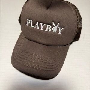 Brown Playboy hat Trucker Hat fitted hat
